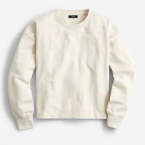 Jcrew crop sweatshirt